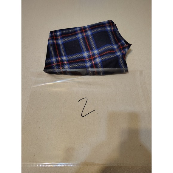LAUREN Ralph Lauren Plaid Pants Women's 2X TTG Navy Blue Red White Trousers 2 - Picture 8 of 8
